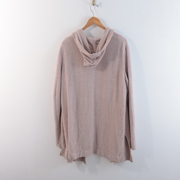 Barefoot Dreams Incredibly Soft and Warm Hooded Open Sweater Cardigan  XL - Picture 7 of 10
